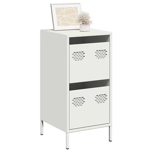 Vidaxl Blanc Buffet Acier Laminé Froid - Image 3