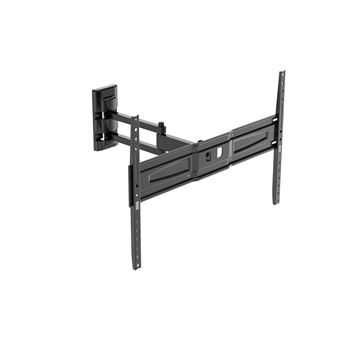 Support TV mural ultraplat pour écrans de 10-35 VESA 75x75-100x100 mm,  Rotation 360° R1-B, Noir