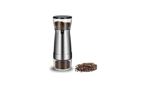 Non Communiqué Argent Moulin À Café Électrique Avec Chargeur Usb,Pour Appareil Professionnel À Usage Domestique Et Au Bureau, Outils De Cuisine - Image 1
