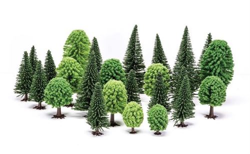 Skale Scenics Hobby' Mixed (deciduous And Fir) Trees - Humbrol