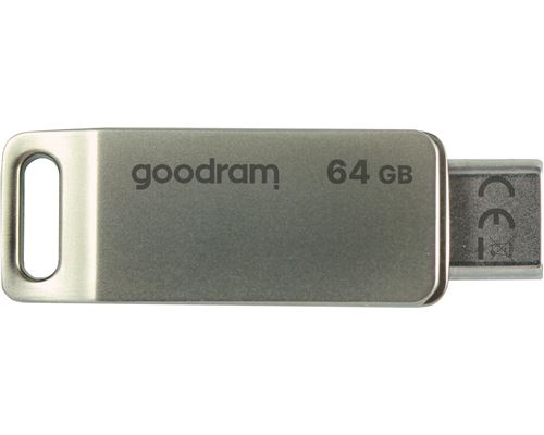 Non Communiqué Argent Goodram Oda3 Lecteur Usb Flash 64 Go Usb Type-A / Usb Type-C 3.2 Gen 1 (3.1 Gen 1)