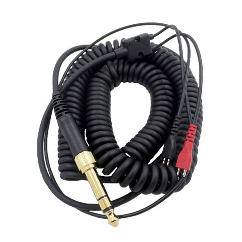 Non Communiqué Noir Câble Audio Pour Casque Sennheisers Hd25-Sp Hd222 Hd224 Hd230 Hd250