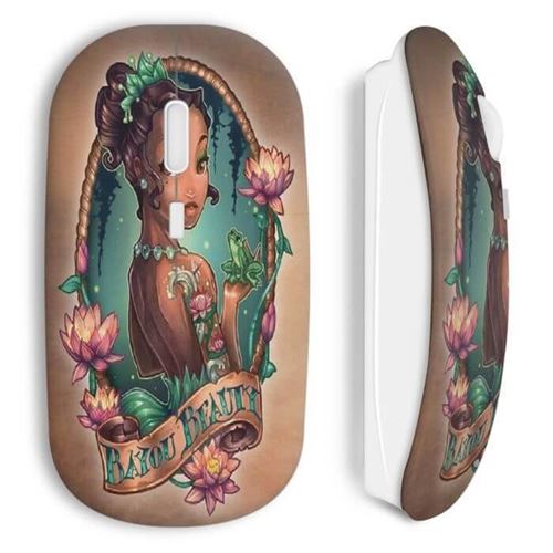 Souris sans fil la princesse et la grenouille punk Maniacase