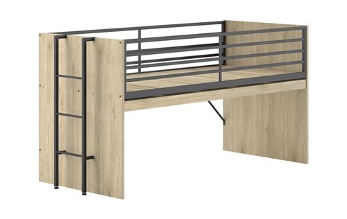 Lit mi-haut 90x200 sam nat