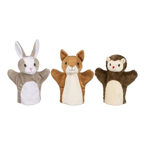Goki Marionnettes écureuil, lapin ou hérisson (1 pièce)
