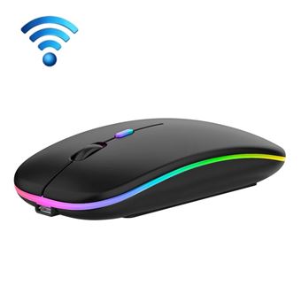 Souris Sans Fil Bluetooth – Fine, Noire – 3 Boutons, 1000 DPI – Générique