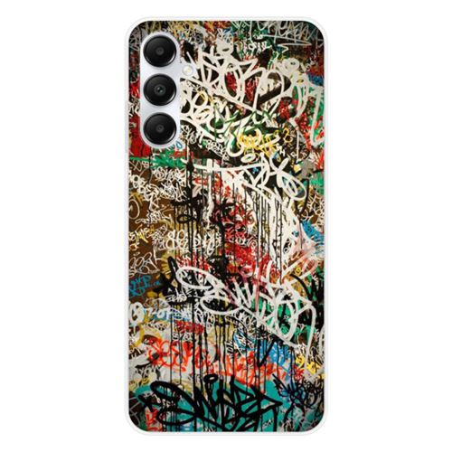 Coque en silicone imprimée compatible Samsung Galaxy A25 Graffiti 1