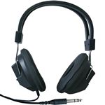 Casque Audio Supra-auriculaire Noir – Long Câble 3 Mètres – Jack 2,5 Mm – Marque Générique