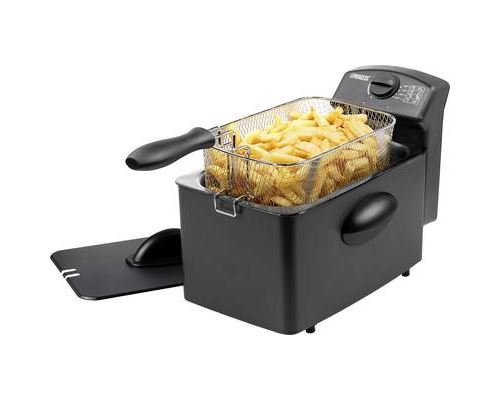 Princess 01.182642.01.001 Fritteuse 4l 2000W Kontrollleuchte, Antihaftbeschichtung, Überhitzungsschutz Schwarz