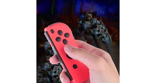 Manette de remplacement gauche et droite du contrôleur pour console de commutateur nintend - noir