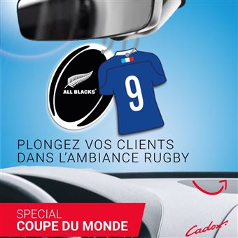 Désodorisant pour voiture - All Blacks/France Rugby