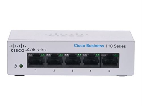 Cisco CBS110 - 5 (ports)/10/100/1000/Sans POE/Non manageable - Image 5