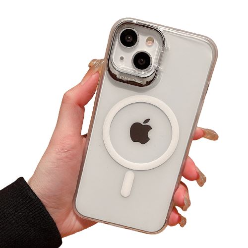Coque Pour iPhone 13 Frusde Magnétique Etui avec Charge Sans Fil-Blanc