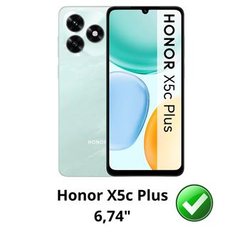 Coque + Film Verre Trempé Pour Honor X5 Plus - Silicone Mat Anti-choc - Neuf Sous Blister
