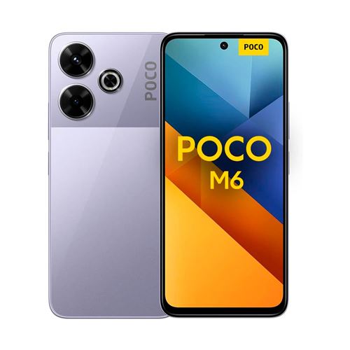 Smartphone Xiaomi POCO M6 8 Go256 Go Violet Purple Double SIM
