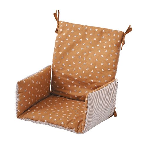 Candide - Coussin de chaise haute bébé tissu réversible