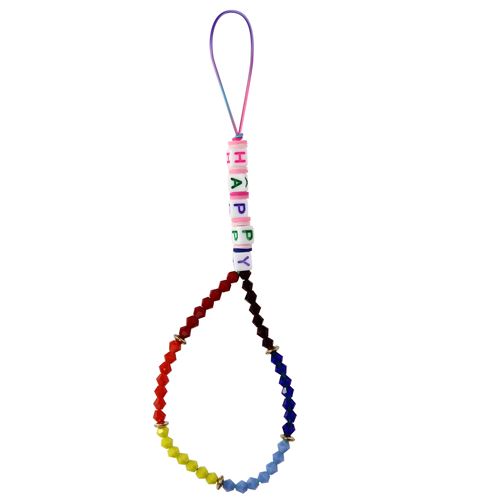 Bijou de Téléphone 25 cm Lettre Happy Pratique Avizar Multicolore