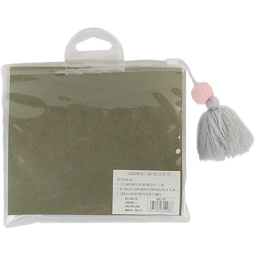 Lot De 1070 Notes Adhésives Transparentes - 7 Couleurs - 4 Tailles Différentes - Marque-pages Pour Livres, Organisation Bureau - 3