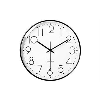Horloge Electrique Horloge Murale Silencieuse Sans Tic-tac, 30cm