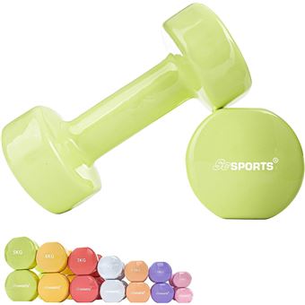 HALTÈRES PVC Unisexe Care 2 KG X2 Orange Sport 2000 - Ref 70602