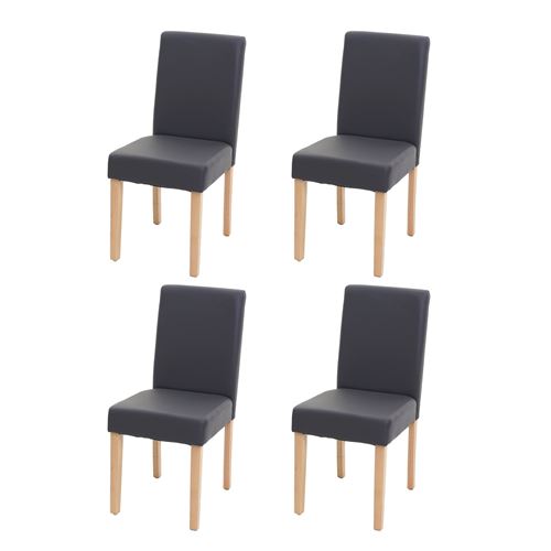 Mendler - Lot de 4 Chaises - Design Moderne - Gris - 90 cm - Image 3
