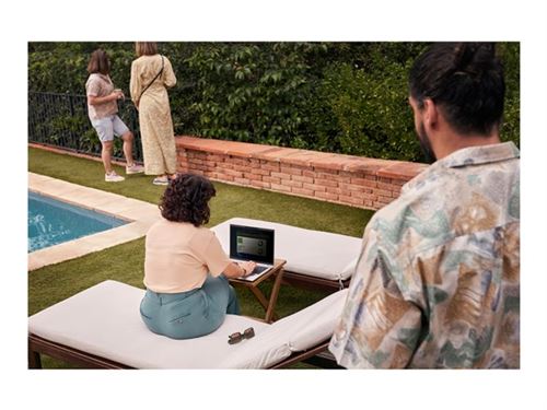 HP Elitebook X G1A Notebook Next Gen Ai - Amd Ryzen Ai 7 Pro - 360 / Jusqu'À 5 Ghz - Win 11 Pro - Radeon 880M - 32 Go Ram - 1 To SSD Nvme, Tlc - 14" OLED Écran Tactile 2880 X 1800 (2.8K) - Wi-Fi 7, Bluetooth - Argent Glacé - Clavier : Français - Avec
