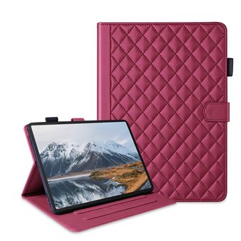 Étui FOXDOCK pour tablette Honor Pad X8a coque arrière flexible en TPU avec support multi angles-Rouge - 1