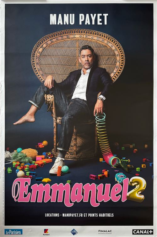Affiche - Manu Payet - Emmanuel 2 - 78x116cm