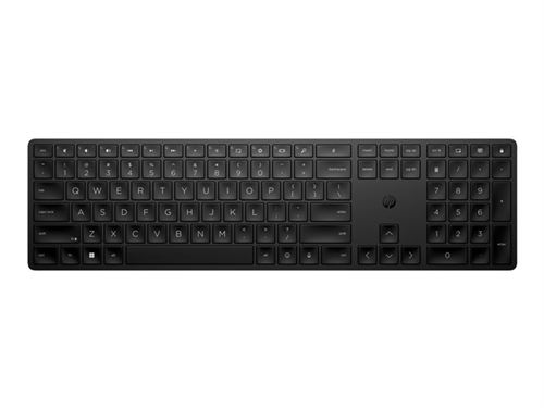 Non Communiqué Noir Hp 455 - Clavier - Programmable - Sans Fil - 2.4 Ghz - R.-U. - Pour Hp 34; Elite Mobile Thin Client Mt645 G7; Zbook Firefly 14 G9; Zbook Fury 16 G9 - Image 1