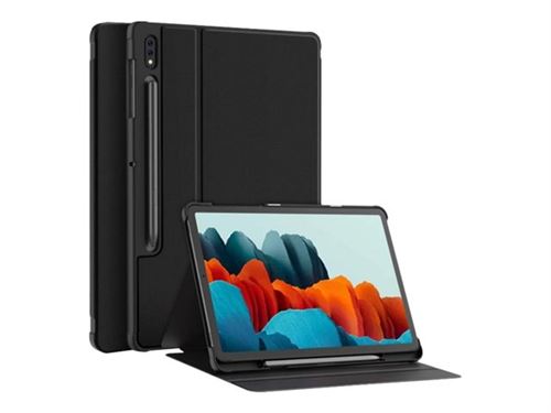 DLH Folio Case DY-PS4450 - Étui à rabat pour tablette - pour Samsung Galaxy Tab S7, Tab S8