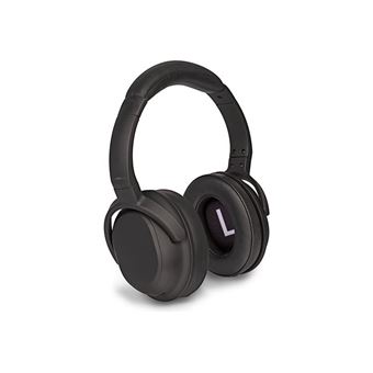 Lindy LH500XW+ - Écouteurs avec micro - circum-aural - Bluetooth - sans fil, filaire - Suppresseur de bruit actif - jack 3,5mm - noir - 1