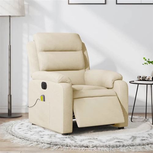Vidaxl Fauteuil De Massage - Crème - Image 2