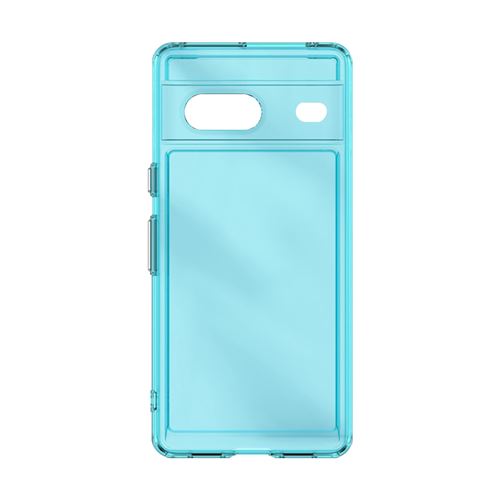 Avizar Coque Bleue Google Pixel 7 Souple en Silicone avec Coins Renforcés