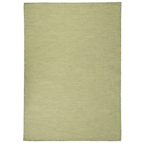 vidaXL Tapis à tissage plat d'extérieur 160x230 cm Vert