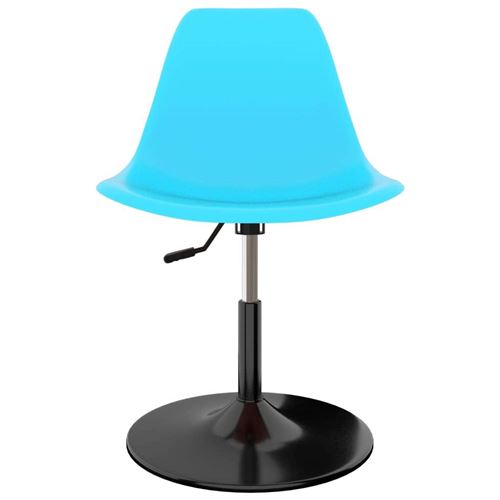 vidaXL Chaises de salle à manger pivotantes 6 pcs Bleu PP