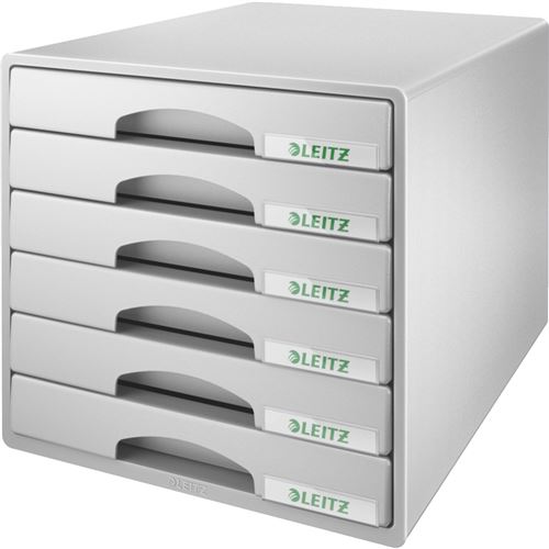 Leitz Gris Module De Classement Plus, 6 Tiroirs,