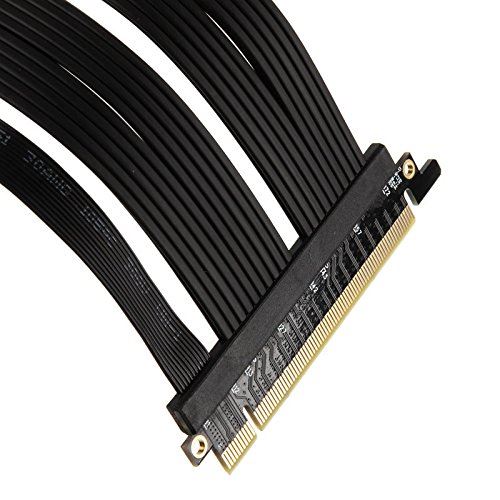 lian li lian li o11-1 riser card kabel + pci-slot-blende noir noir