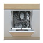 Candy Bianca CDIH 2T1047 - Lave-vaisselle - intégrable - largeur : 44.8 cm - profondeur : 55.5 cm - hauteur : 81.6 cm - argent