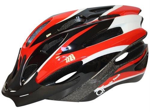 Casque QT Cycle Tech Spark - Rouge (54-58 cm)