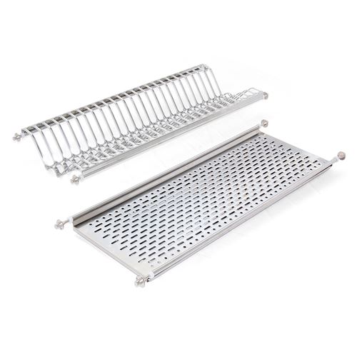 Emuca 8934365 Egouttoir Suspendu Pour Assiettes Et Verres En Acier