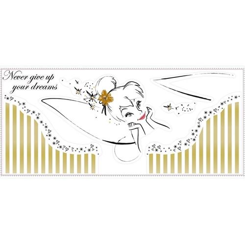 RoomMates stickers muraux tête de lit Tinker Bell vinyl 45 cm