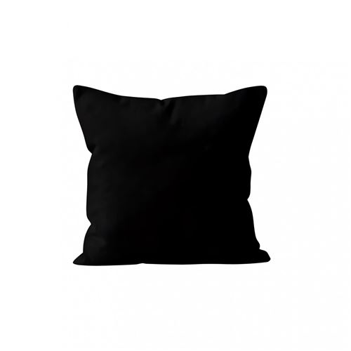 Housse de coussin Alix - 60 x 60 cm - Noir