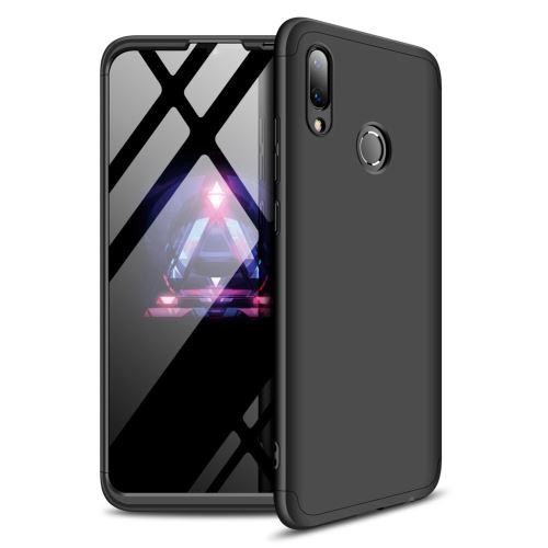 Coque en TPU mat amovible en 3 parties noir pour votre Huawei P Smart (2019)