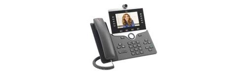 Cisco IP Phone 8865NR - Visiophone IP - avec appareil photo numérique - SIP, SDP - 5 lignes - Charbon - Conformité TAA