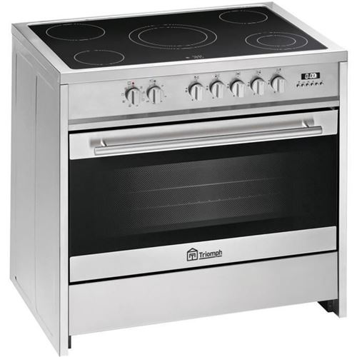 TRIOMPH TME906VXA - Cuisinière - pose libre - largeur : 90 cm - profondeur : 60 cm - hauteur : 89 cm - inox