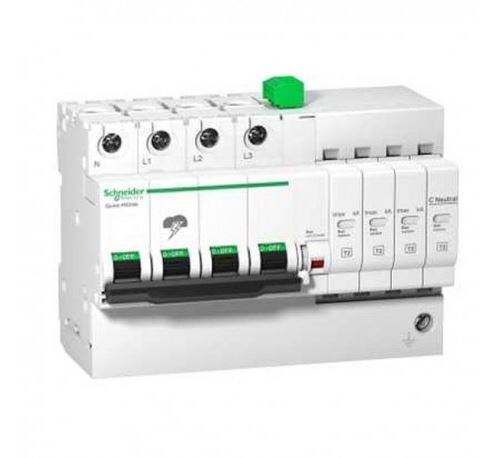 Schneider Electric Blanc Parafoudre Avec Report Signalisation - 3 P+N - Acti9 - Iquick Prd20r