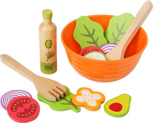 Small Foot toy food Salade bois junior 15 pièces