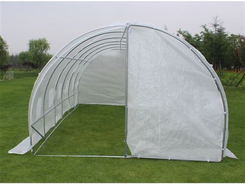 Serre Tunnel De Jardin Avec Porte Mimosa 180 G M 18 M 6 X
