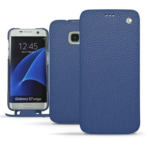 Noreve - Housse cuir Samsung Galaxy S7 - Ambition - Indigo ( Pantone 303U )