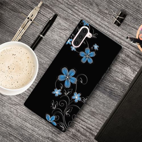 Coque en TPU impression de modèle belles fleurs pour Samsung Galaxy Note 10